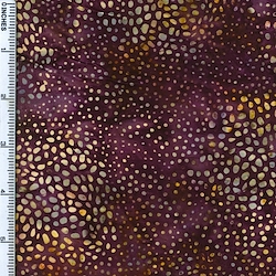 Mozaic Dot Eggplant - Bali Batiks
